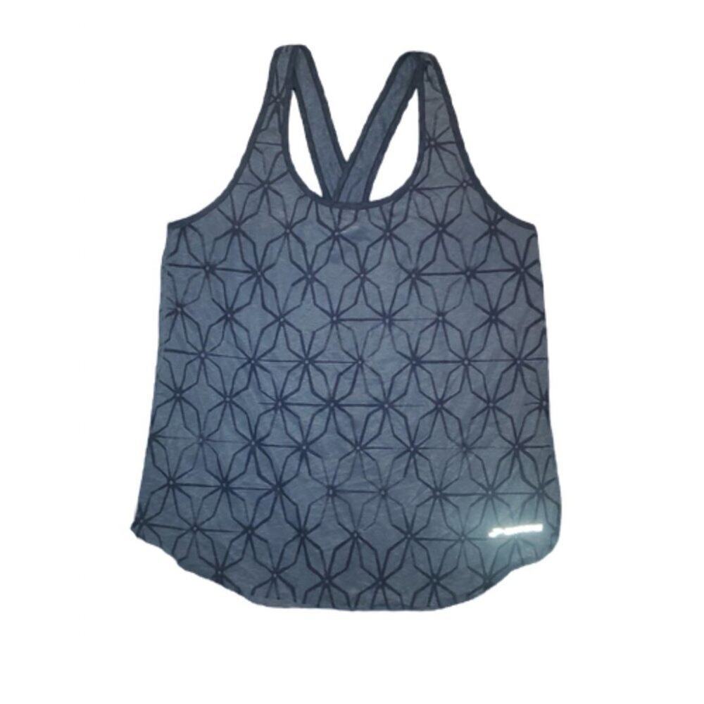 Brooks Active Muscle Tee ||  Geometric Pattern || Med GUC
